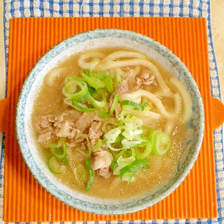 豚のみぞれうどん♪